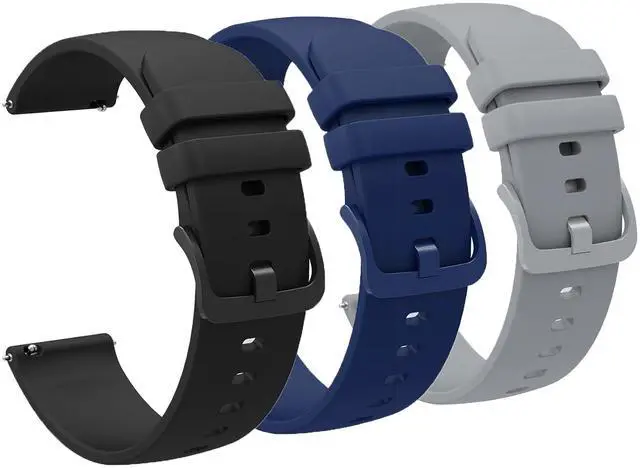 Main image of Compatible for Withings Smartwatch Bands, 18mm, 20mm Quick Release New Soft Silicone Sport Replacement Straps for Women, Man, Wristband Accessories