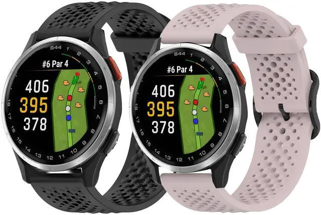 Main image of Compatible with Garmin Approach J1 Band, 20mm Quick Release Silicone band with Metal Buckle Compatible for Garmin Approach S50, S44, S42, S40, J1 Smartwatch