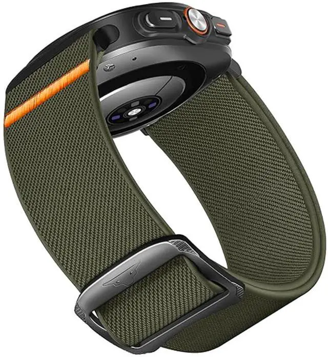Main image of Compatible with Wahoo ELEMNT Rival Band, Quick Release Stretchy Solo Loop Adjustable Nylon Replacement Straps Compatible for Compatible with Wahoo ELEMNT Rival Smartwatch