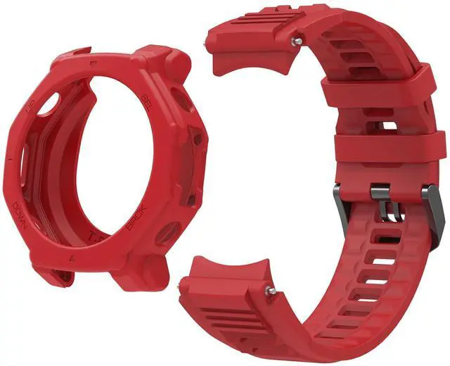 Main image of Replacement Compatible with Amazfit T-Rex 3 Pro 48MM Bands, Texture Sport Replacement Soft Flexible Silicone Sweat Resistant Band Strap Wristband for Amazfit T-Rex 3 Pro Smart Watch