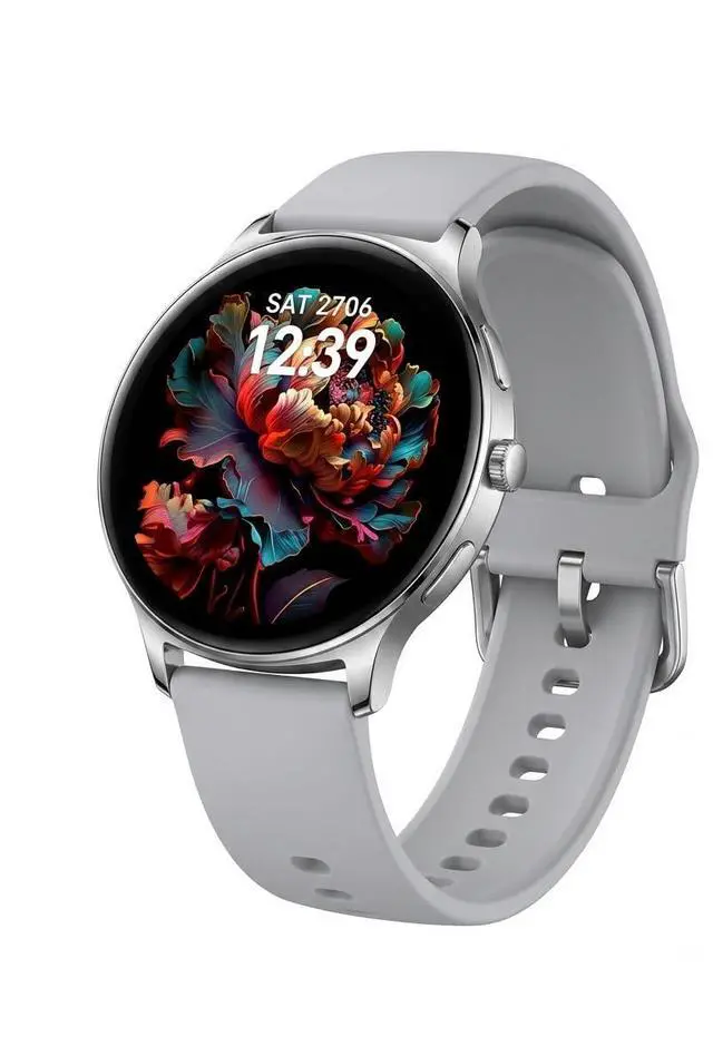 Main image of Elegant Smart Watch for Men & Women, 1.43'' AMOLED Screen, with Blutooth Calling, Heart Rate, Sleep & SpO2 Monitor, IP68 Waterproof Fitness Trackers for Android & iOS, Free Metal Strap Included