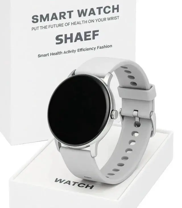 Alt view image 3 of 7 - Elegant Smart Watch for Men & Women, 1.43'' AMOLED Screen, with Blutooth Calling, Heart Rate, Sleep & SpO2 Monitor, IP68 Waterproof Fitness Trackers for Android & iOS, Free Metal Strap Included