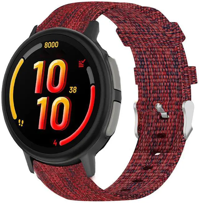 Main image of Compatible with Garmin Bounce 2 Band, Quick Release Breathable Nylon Woven Fabric Replacement Accessory Strap Compatible with Garmin Bounce 2, 1 Smart Watch