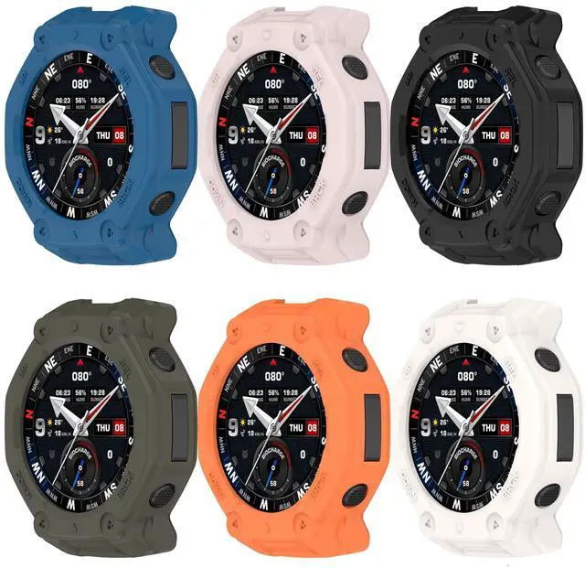 Main image of for Amazfit T-Rex 3 Pro 48mm Watch Case, Replacement TPU Sleeve Slim Sleeve Protector Armor Anti-Scratch Silicone Band Cover Case for Amazfit T-Rex 3 Pro 48mm Accessories