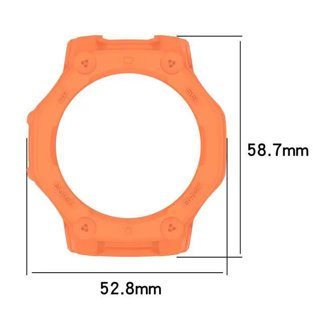 Alt view image 2 of 7 - for Amazfit T-Rex 3 Pro 48mm Watch Case, Replacement TPU Sleeve Slim Sleeve Protector Armor Anti-Scratch Silicone Band Cover Case for Amazfit T-Rex 3 Pro 48mm Accessories