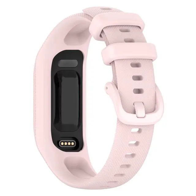 Alt view image 5 of 7 - Compatible with Garmin Vivosmart 5 Fitness Tracker One-piece Strap Two Size -Small Large Unisex Replacement Silicone Colorful Rubber Adjustable Sport Bands Accessories for Vivosmart 5