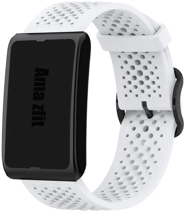 Main image of Compatible for Amazfit Helio Bands, Quick Release Silicone band with Metal Buckle Compatible for Amazfit Helio Fitness Tracker Wristband