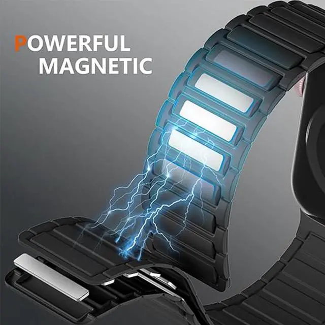 Alt view image 2 of 6 - Compatible with hellibito Smartwatch Bands, Quick Release Silicone Sport Strap Watchband Compatible with hellibito ET580 2.04 Inches Smartwatch