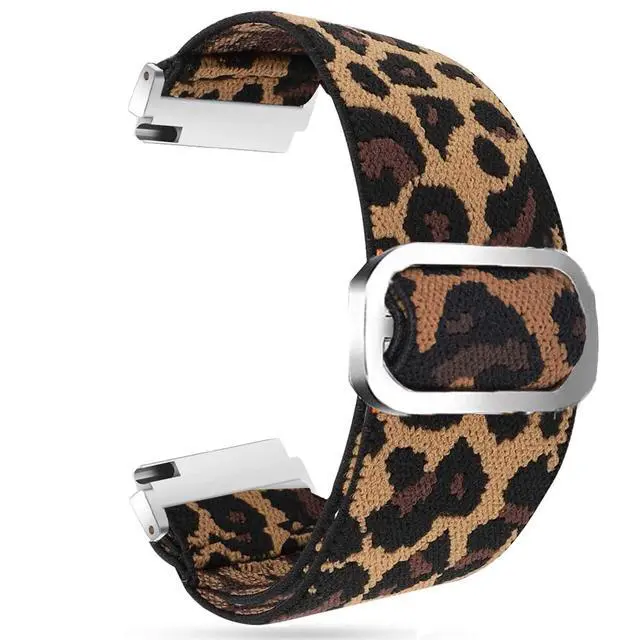 Alt view image 4 of 6 - Stretch Elastics Nylon Adjustable Replacement Strap Accessories for Men & Women Compatible with Quican, aeac, WMK, Fitpolo ID208 Plus 1.8 Inches Smart Watch