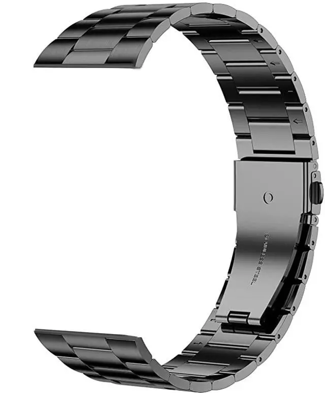 Main image of Compatible with Mindrose Smart Watch Bands, 18mm Stainless Steel Metal Replacement Strap Bracelet Compatible with Mindrose H80 1.47 inch Watch, Wontrum Y70 Watch