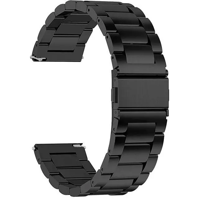 Alt view image 4 of 6 - Compatible with Mindrose Smart Watch Bands, 18mm Stainless Steel Metal Replacement Strap Bracelet Compatible with Mindrose H80 1.47 inch Watch, Wontrum Y70 Watch