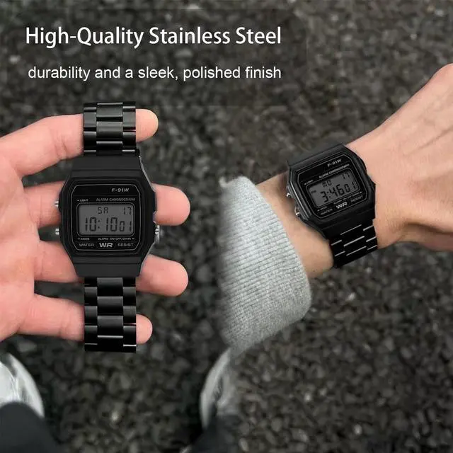 Alt view image 2 of 6 - Compatible with Casio MDV106 Bands, 18mm, 22mm Quick Release Stainless Steel Metal Replacement Straps Compatible with Casio MDV106-1AV / MTP-VD01 Watch
