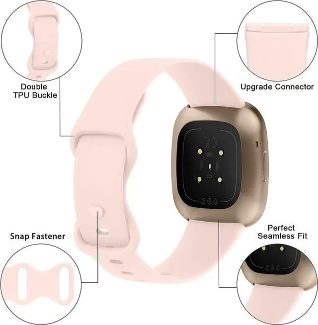 Alt view image 6 of 6 - Compatible for FITVII Fitness Tracker Bands, 20mm, 22mm New Soft Silicone Sport Replacement Straps Compatible for FITVII HM57, HM78, HM68, HM21, H56, H86 Smart Watch Fitness Tracker