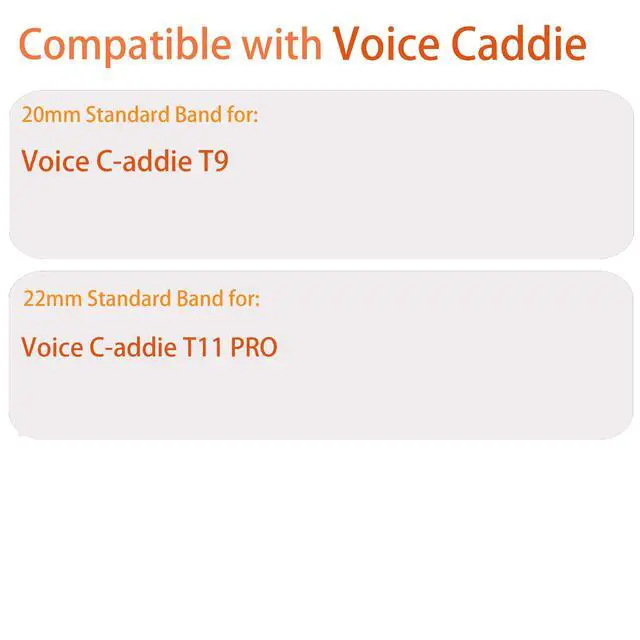 Alt view image 2 of 6 - Compatible for Voice Caddie T11 PRO Bands, Quick Release Silicone Sport Strap Replacement Watchband Compatible for Voice Caddie T11 PRO, T9 Watch