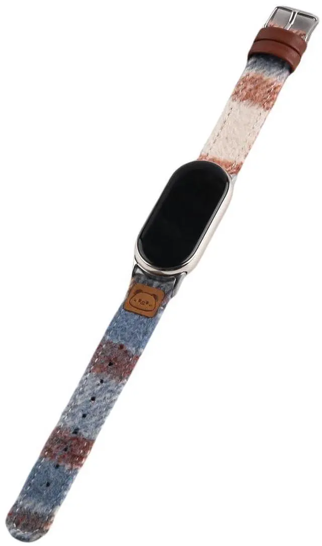 Main image of Band Compatible with Xiaomi Smart Band 10/9/8 Strap, 6 Colors Vintage Plaid Twill Soft Breathable Retro Replacement Strap for Mi Band 10/9/8 Tracker