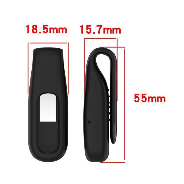 Alt view image 3 of 7 - Clip Compatible with Google Fitbit Air Clip Steel Clip Holder Colorful Portable Replacement Accessory Clasp Strap for Google Fitbit Air Fitness Tracker Accessory