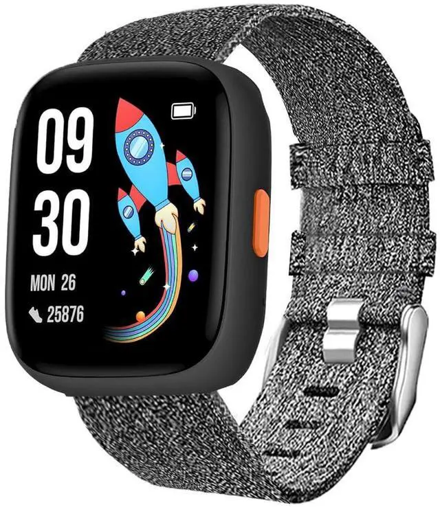 Main image of Compatible with BIGGERFIVE Smart Watch Band, Breathable Nylon Woven Fabric Replacement Accessory Strape Compatible for BIGGERFIVE BW01, BW02 Smart Watch