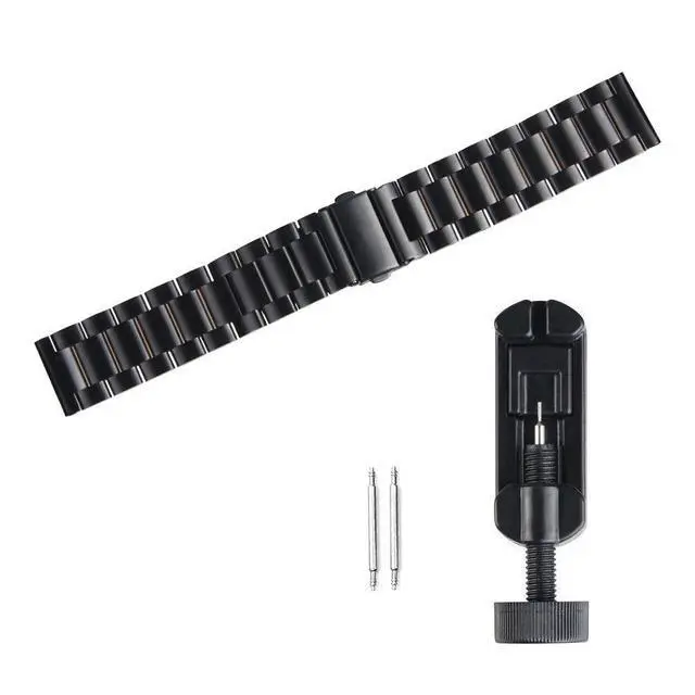 Alt view image 6 of 6 - Compatible with iTouch Active 4 Band, Stainless Steel Metal Replacement Straps Compatible for iTouch Active 4 Smartwatch