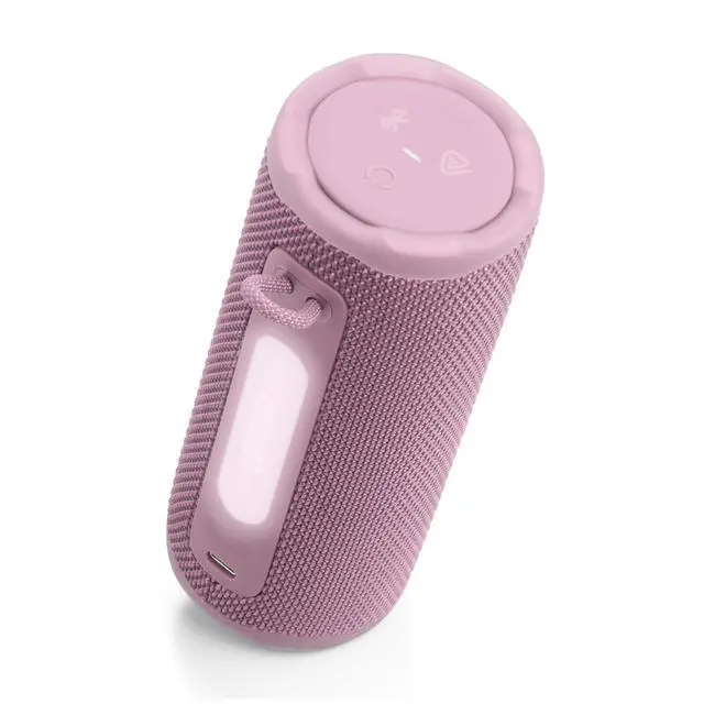 Alt view image 2 of 7 - Grip Portable Bluetooth Speaker, Waterproof, Ambient Light - Pink | Up to 14 Hr Playtime, AI Sound Boost, IP68 Waterproof And Dustproof, Drop-Proof, App Control, Ideal For Outdoor And Travel