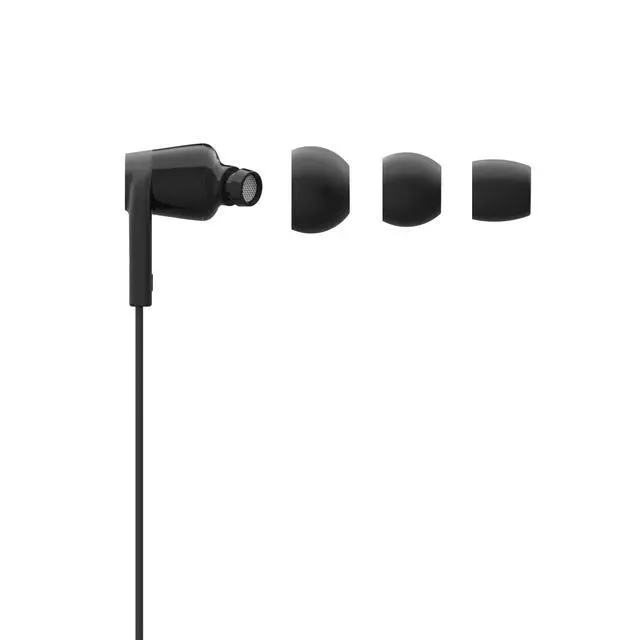 Alt view image 7 of 7 - Wired Earbuds with Lightning Connector, Built-in Mic | In-ear headphones, tangle-free cable, inline remote, volume and track controls, water resistant, iPhone, iPad