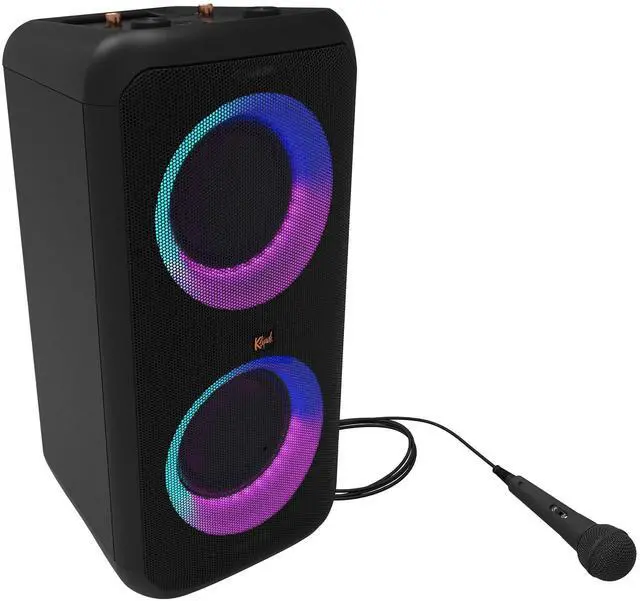 Main image of Gig XXL, Black - Portable Wireless Bluetooth Speaker - Multiple Color Modes - Bass Boost - Two 6.5" Woofers & Two 2" Tweeters - 8-Hour Playtime