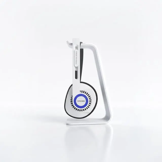 Alt view image 6 of 7 - KPH30 Wireless Bluetooth Retro Style On-Ear Headphones, Orbital White | 20+ Hour Battery Life, USB-C Charging, Microphone, Volume Control, Hybrid Headphone