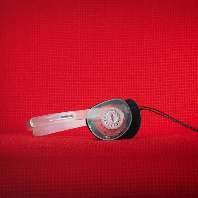 Alt view image 3 of 6 - KPH30i Clear Retro 90s Style On-Ear Headphones, Microphone, Wired Plug | Transparent, In-Line Microphone and Touch Remote Control, D-Profile Design, 3.5mm Jack
