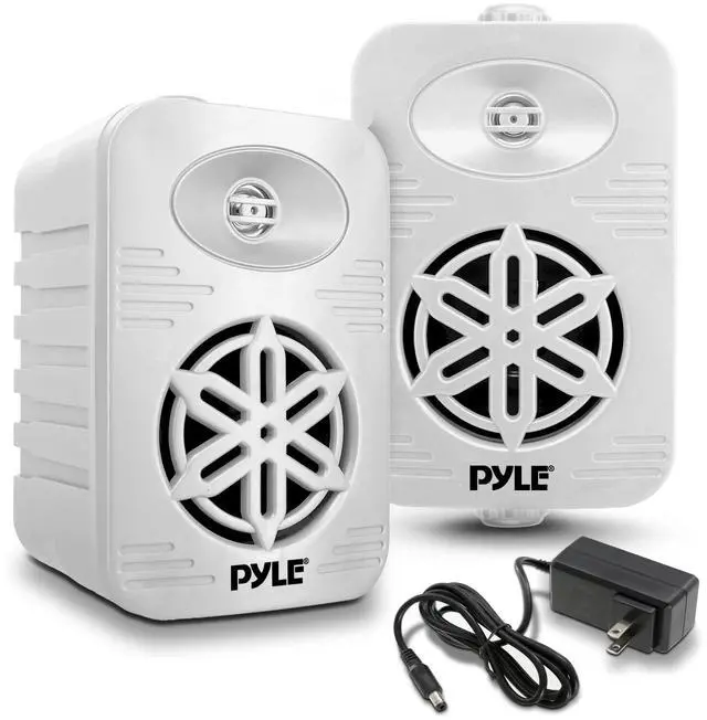 Main image of Usa Bluetooth Indoor Outdoor Speakers Pair - 500 Watt Dual Waterproof 5.25 2-Way Full Range Speaker System w/ 1/2 High Compliance Polymer Tweeter - Home, Boat,Deck, Patio, Poolside - PDWRBT56WT