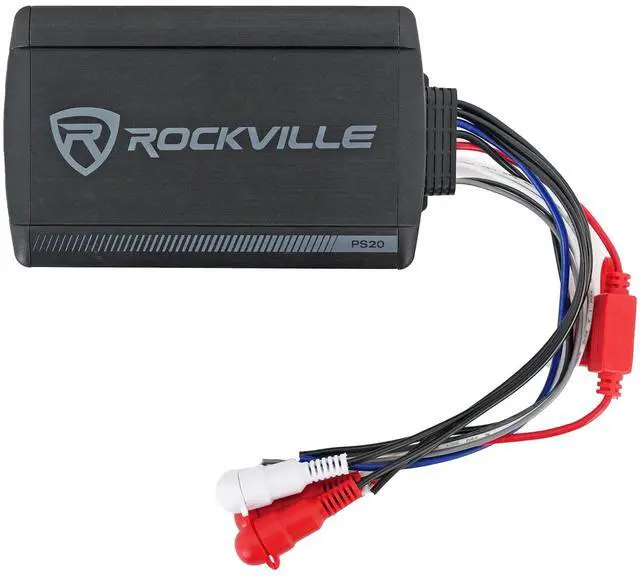 Main image of PS20 2 Channel ATV/UTV/Motorcycle Bluetooth Micro Amplifier, IP65 | 1200W Peak / 150W RMS x 2 at 2 Ohm, Class D, Waterproof, Crossover, Bass EQ, RCA and High Level Inputs, Bridgeable