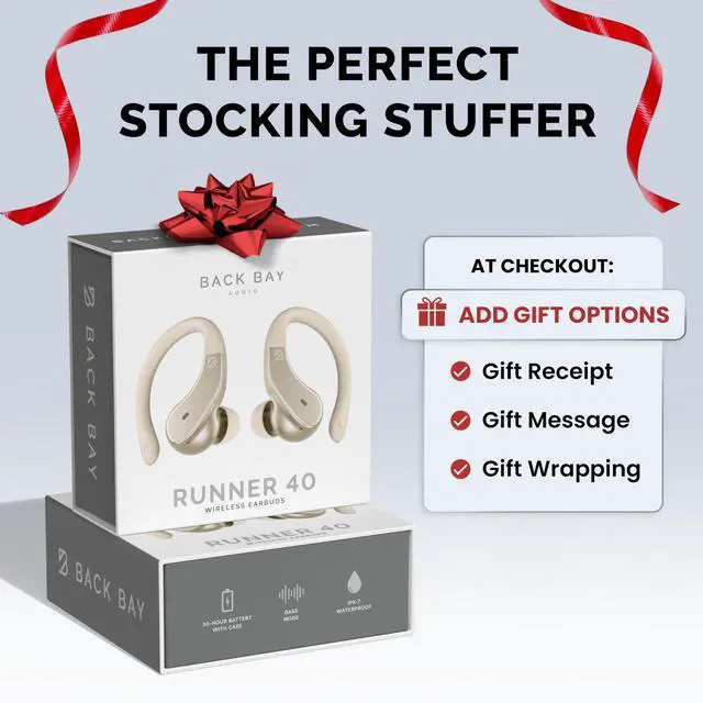 Alt view image 7 of 7 - Runner Wireless Earbuds for Running, Wrap Around Earbuds | Sweatproof Workout Bluetooth Headphones for Sports, Around The Ear Bluetooth Running Headphones, Hook Over Earphones Earhooks