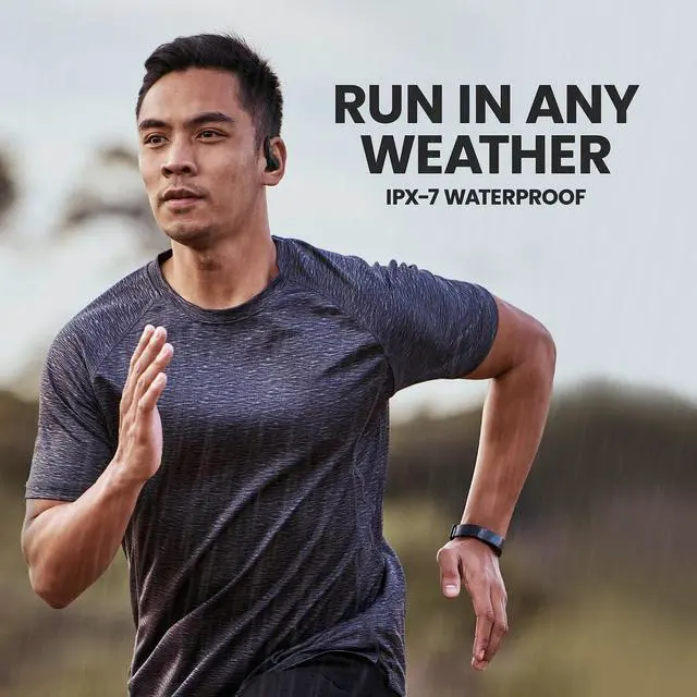 Alt view image 4 of 7 - Runner Wireless Earbuds for Running, Wrap Around Earbuds | Sweatproof Workout Bluetooth Headphones for Sports, Around The Ear Bluetooth Running Headphones, Hook Over Earphones Earhooks