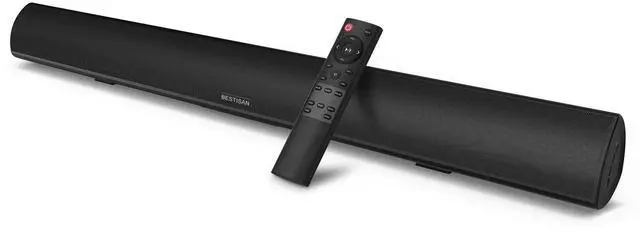 Main image of BESTISAN Soundbar, TV Sound bar with Bluetooth 5.0, Optical AUX HDMI Connection, 28 Inch,3 EQs, 110dB Surround Sound Bar Home Theater Audio Soundbar System for TV