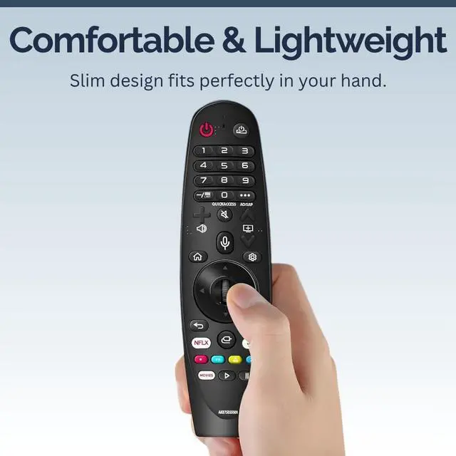Alt view image 4 of 7 - 2 Pack AKB75855501 LG Magic Remote Control Replacement - Easy Setup, Voice Control, Shortcut Keys - Works with LG OLED, NanoCell, UHD, ThinQ & WebOS TV MR20GA MR21GA MR22GN MR23GN MR24GN