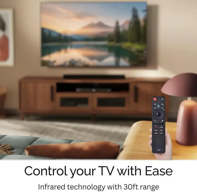 Alt view image 7 of 7 - 2 Pack MR25GA LG AI Magic Remote Control Replacement for 2019-2026 Smart TV Models - Easy Setup, Voice Control, Shortcut Keys - Works with LG OLED, QNED, NanoCell, UHD, WebOS, 4K/8K Smart TVs