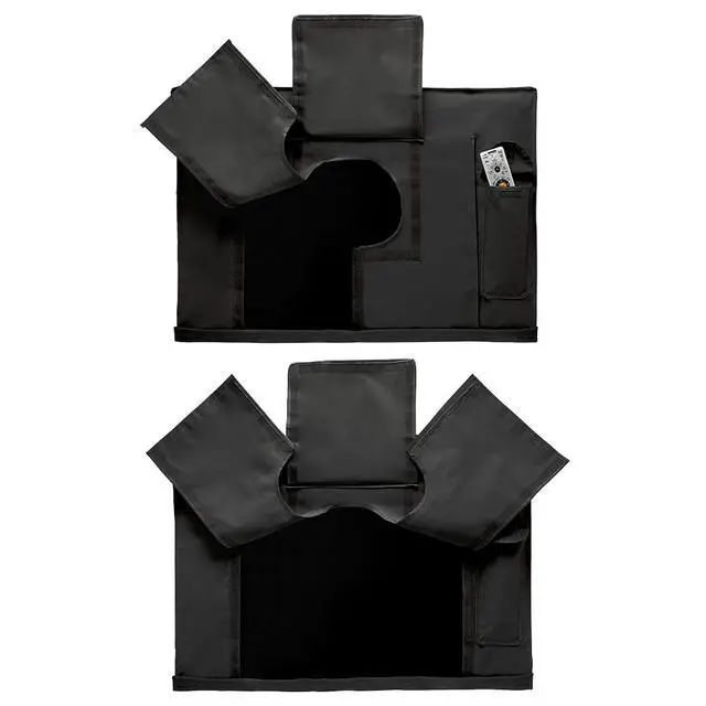 Alt view image 5 of 7 - Outdoor TV Cover Waterproof with Visible Transparent Film Heavy duty TV Cover Box Black Heat Resistant Weatherproof Dustproof Anti UV Patio Outside Television Protector (65-70'')