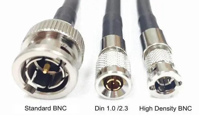 Alt view image 3 of 5 - 6 Foot Standard BNC to HD Micro BNC 3G/6G HD-SDI Mini RG59 75Ohm Cable Black