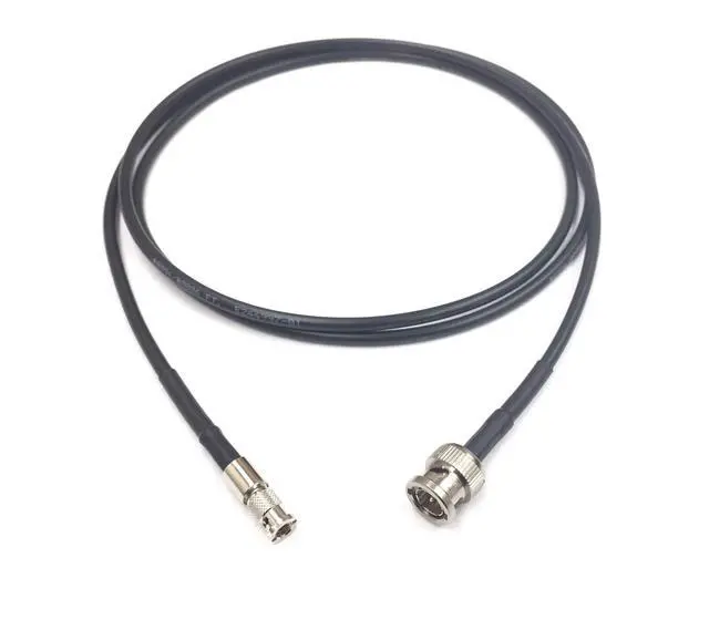Alt view image 5 of 5 - 6 Foot Standard BNC to HD Micro BNC 3G/6G HD-SDI Mini RG59 75Ohm Cable Black