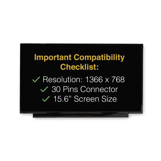 Alt view image 3 of 7 - Replacement Screen for Dell INSPIRON 15 3525 30 Pins HD 1366x768 | Matte, LCD LED Display, Tools and Tape Included