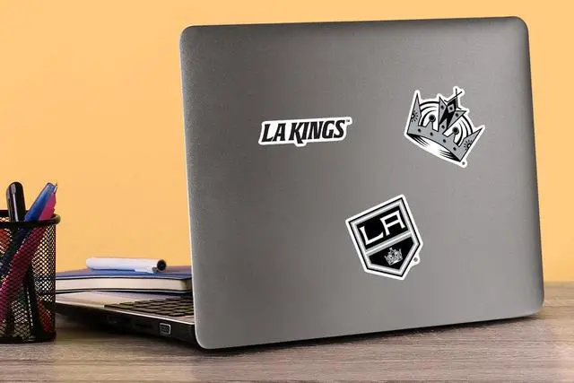 Alt view image 3 of 6 - NHL Los Angeles Kings Logo 100 Vinyl Stickers Waterproof Die-Cut Decals Car