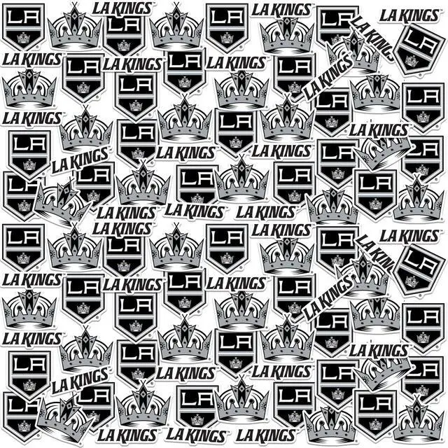Main image of NHL Los Angeles Kings Logo 100 Vinyl Stickers Waterproof Die-Cut Decals Car