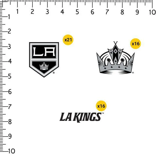 Alt view image 2 of 6 - NHL Los Angeles Kings Logo 100 Vinyl Stickers Waterproof Die-Cut Decals Car