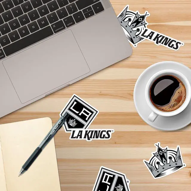 Alt view image 5 of 6 - NHL Los Angeles Kings Logo 100 Vinyl Stickers Waterproof Die-Cut Decals Car