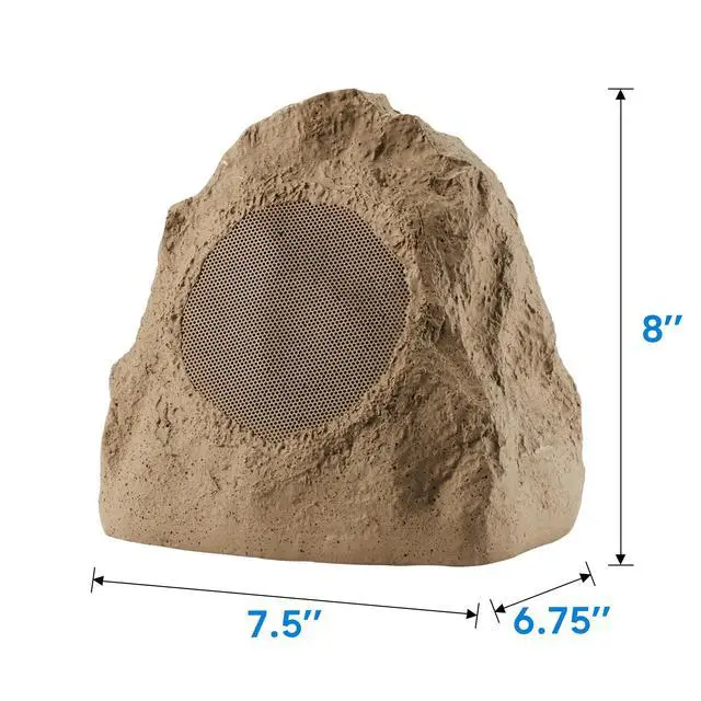 Alt view image 6 of 7 - 2R4S Outdoor Sandstone Rock 2 Speaker Set for Yard Patio Pool Spa