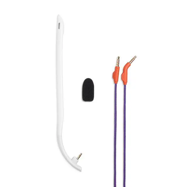 Alt view image 2 of 7 - Quantum 250 Wired Gaming Headset Spatial Sound Mic - White | Plug And Play 3.5mm Connection For PC, Xbox, PlayStation, Switch, With Detachable Boom Arm And Lightweight Over Ear Comfort