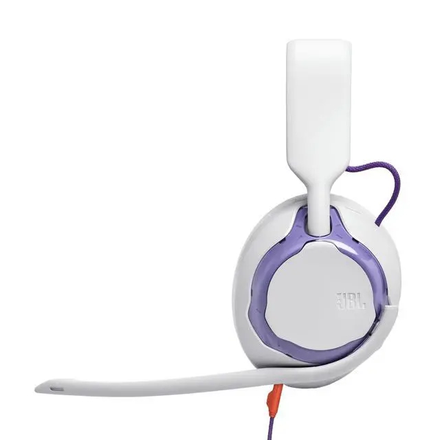 Alt view image 7 of 7 - Quantum 250 Wired Gaming Headset Spatial Sound Mic - White | Plug And Play 3.5mm Connection For PC, Xbox, PlayStation, Switch, With Detachable Boom Arm And Lightweight Over Ear Comfort