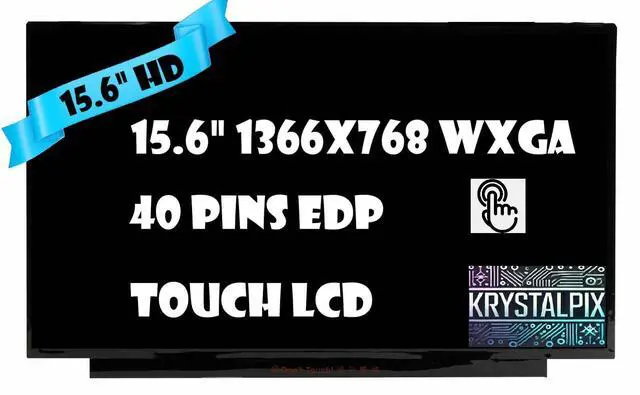 Main image of New LCD Display FITS- Replacement Display for HP 8L707UA#ABA TPN-Q222 15.6" HD WXGA Touch LCD Screen LED 40 pins Display New