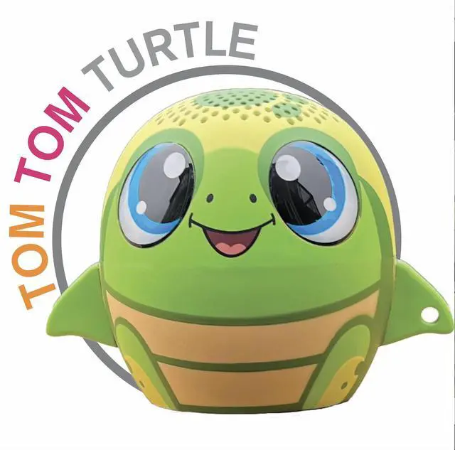 Alt view image 2 of 7 - TWS Mini Bluetooth Animal Wireless Speaker for Kids of All Ages - True Wireless Stereo Pair with Another TWS Pet for Powerful Rich Room-Filling Sound (Turtle)