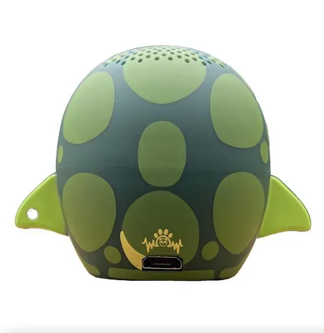 Alt view image 3 of 7 - TWS Mini Bluetooth Animal Wireless Speaker for Kids of All Ages - True Wireless Stereo Pair with Another TWS Pet for Powerful Rich Room-Filling Sound (Turtle)