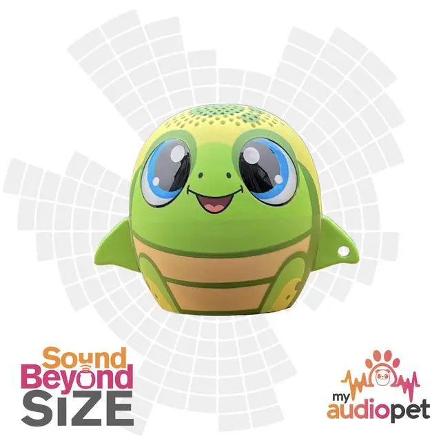 Alt view image 6 of 7 - TWS Mini Bluetooth Animal Wireless Speaker for Kids of All Ages - True Wireless Stereo Pair with Another TWS Pet for Powerful Rich Room-Filling Sound (Turtle)