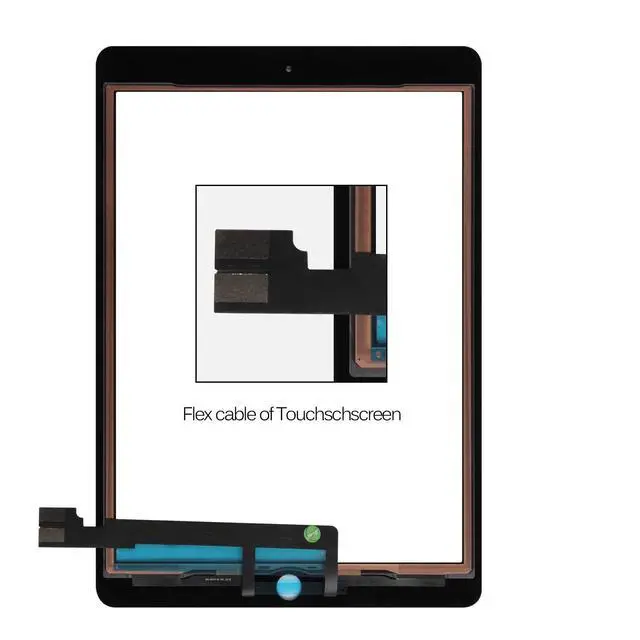 Alt view image 6 of 7 - Replacement for iPad Pro 9.7 2016 A1673 A1674 A1675 Touch ScreenLCD is Not Included, No Instructions Front Glass Panel Replacementwith Tool Kits & Screen Protector (Black)